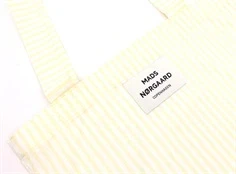 Mads Nørgaard stofpose Atoma double cream/white alyssum striber